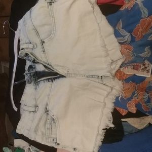 Denim shorts